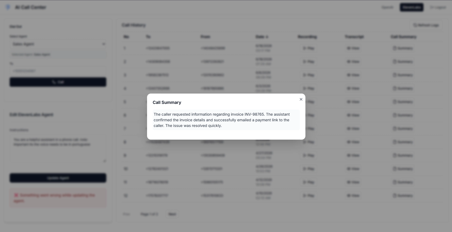 AI Call Center – 2