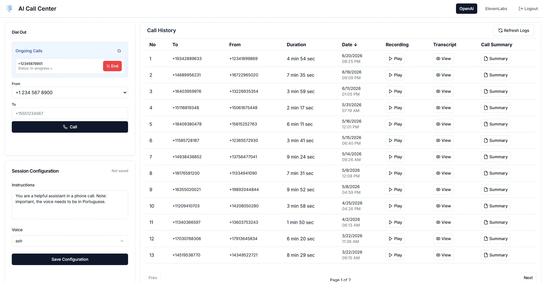 AI Call Center – 3