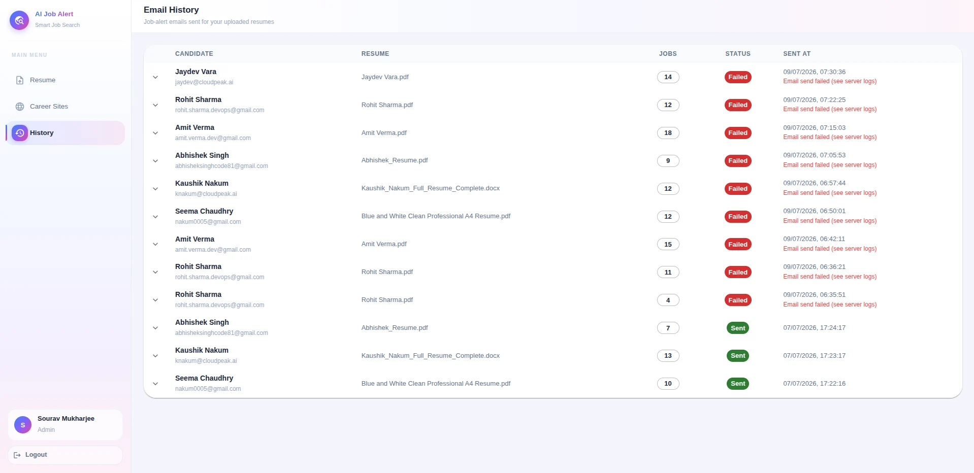 AI Job Alert System – 3