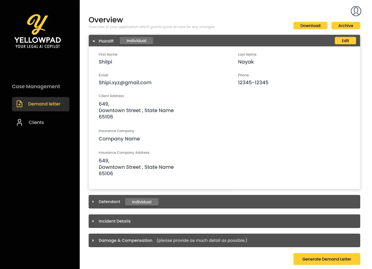 Yellow Pad – 3