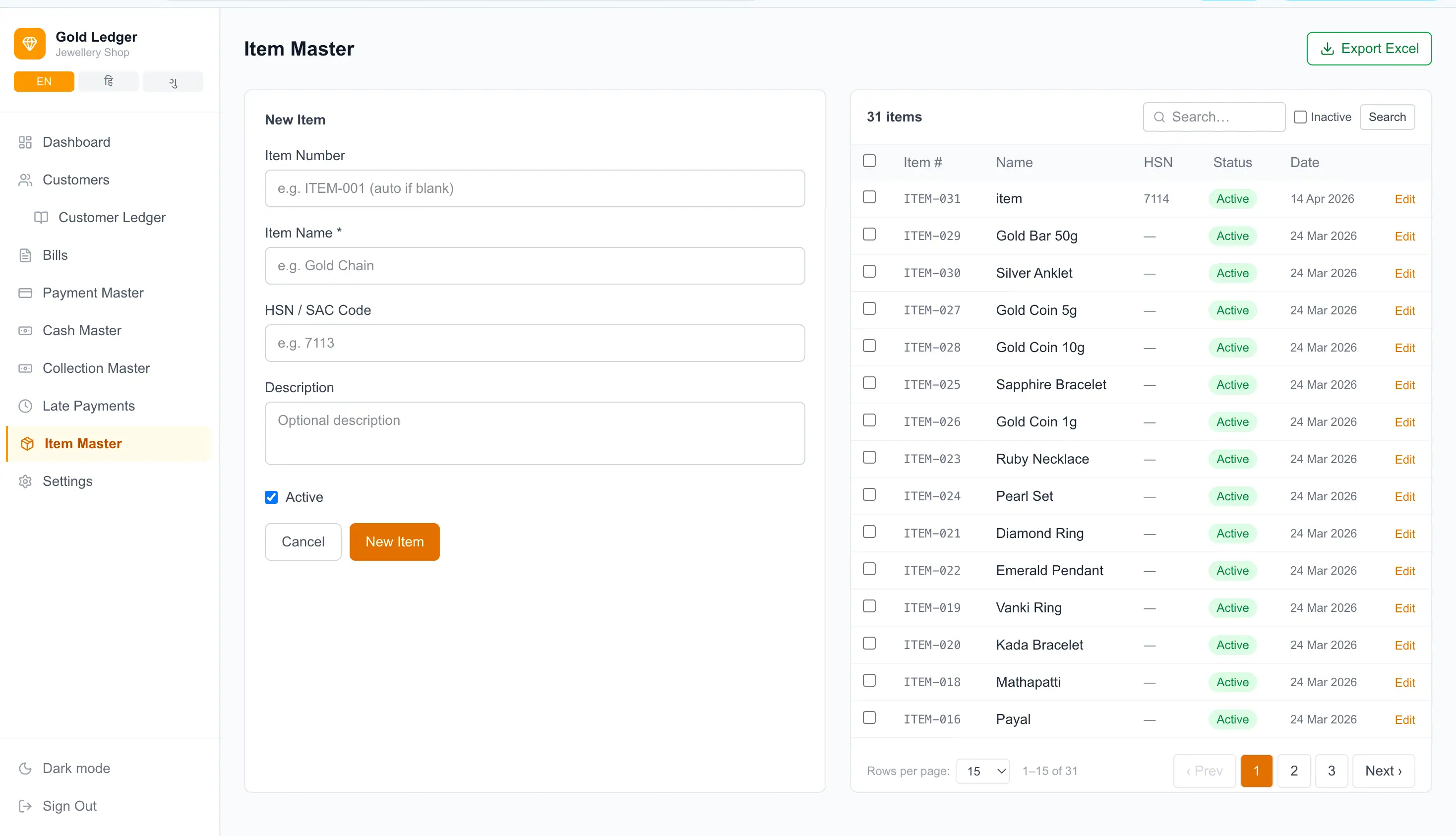 Gold Dashboard – 9